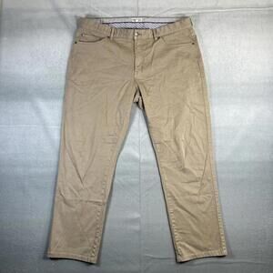 Peter Millar Pants Mens 38x28 Tan EB66 5 Pocket Crown Performance Stretch Golf